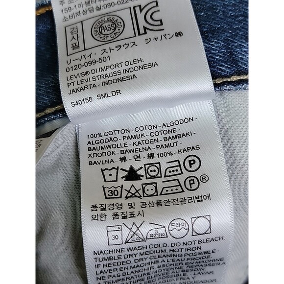 Levis 527 Jeans Mens 40 39x32 Boot Mid Rise Cotton Dark Blue Western Cowboy - Picture 10 of 15